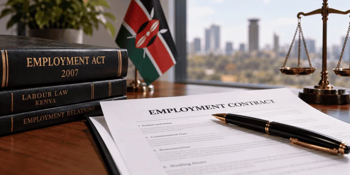 The Employment Contract in Kenya: What the Law Requires, What It Implies, and What a Well-Drafted One Adds